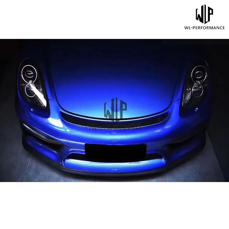 GT4 стиль высокое качество FRP Неокрашенный/карбоновый Комплект кузова для Porsche Boxster Cayman 981 Замена GT4 Комплект кузова 2006