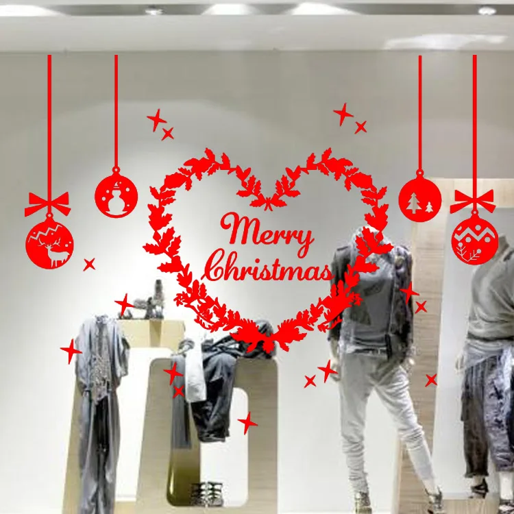 M-65 Рождество Новый год магазин Фортуна снежные шары колокольчик настенный