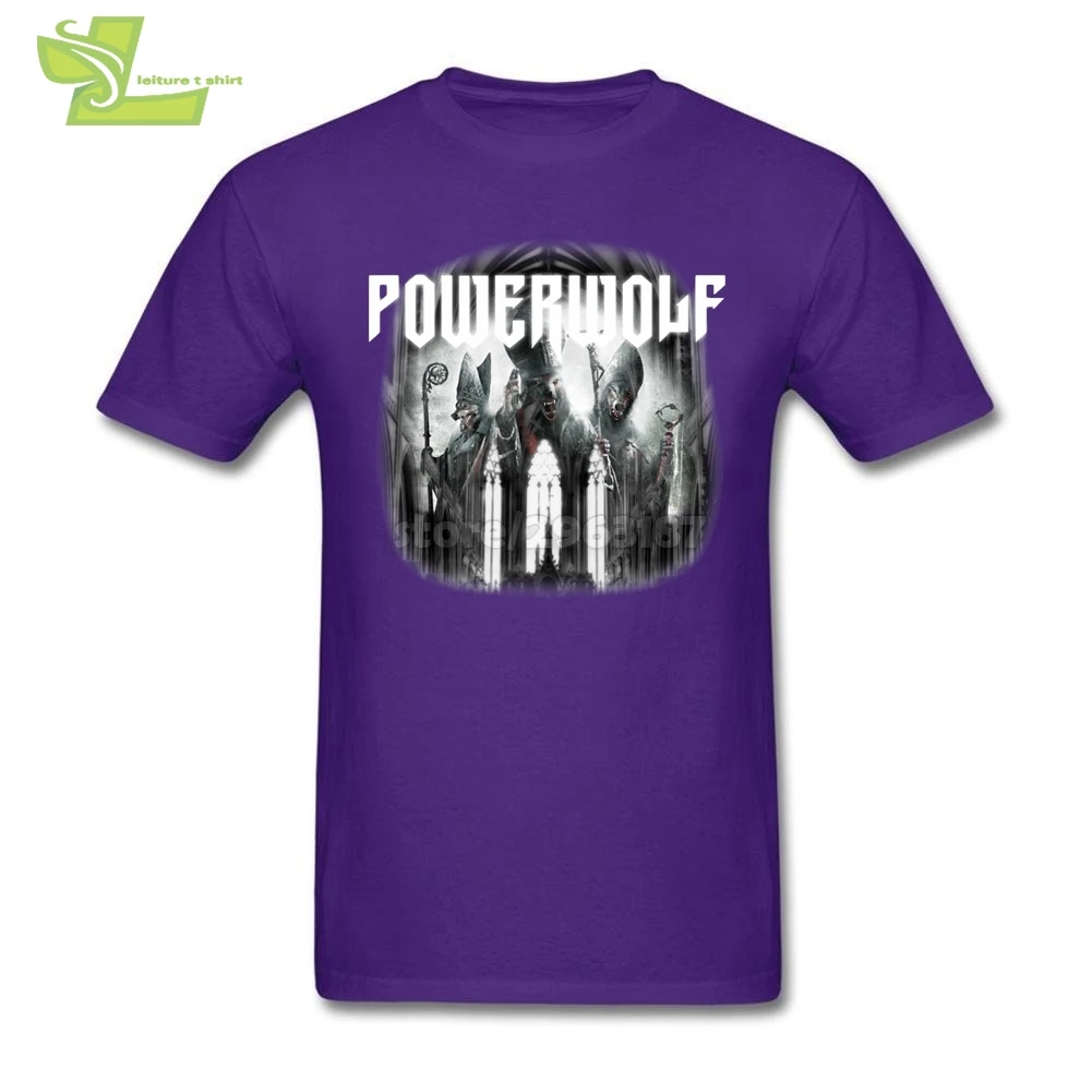 Черная футболка Powerwolf с изображением крови святых САБАТОН металлическим