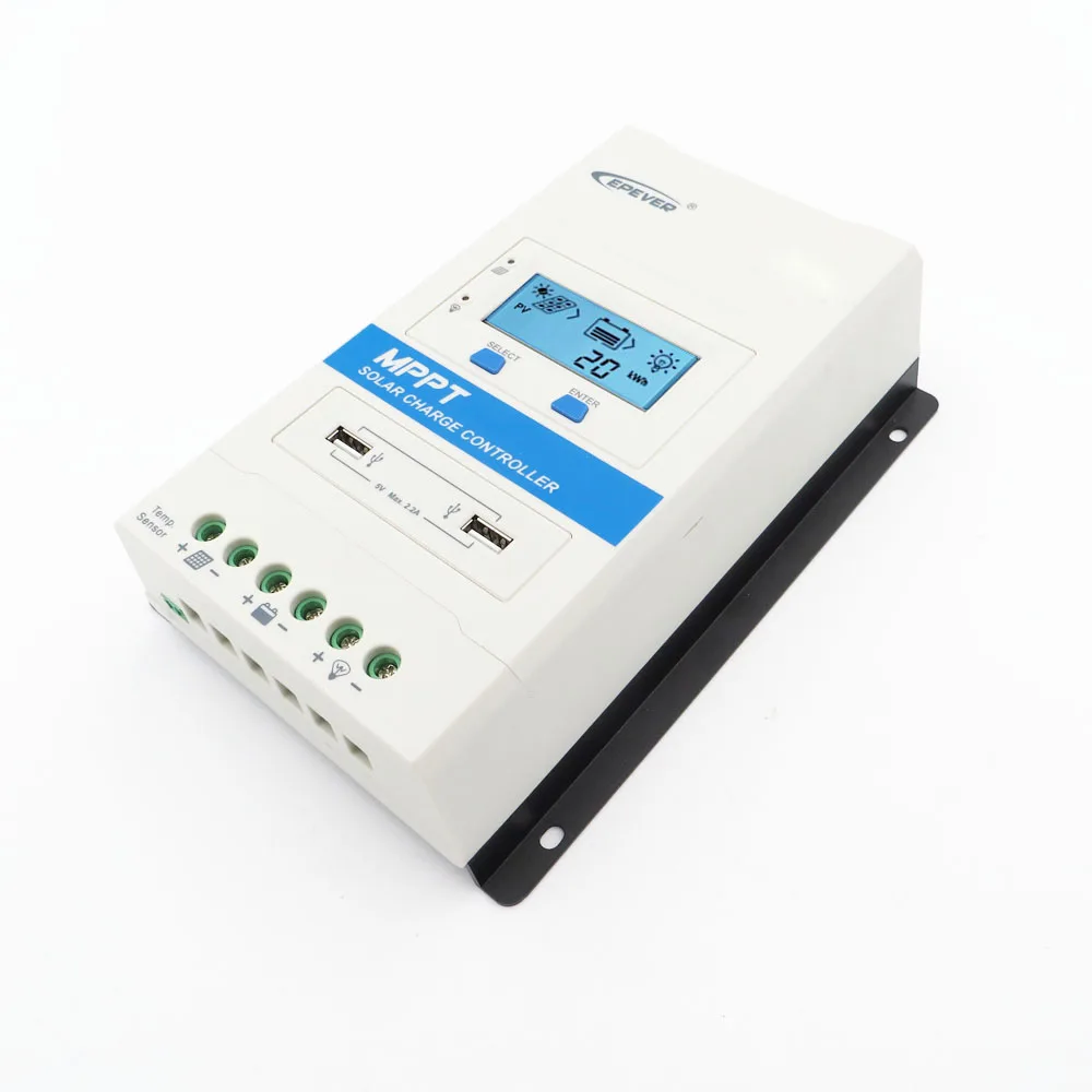 Контроллер заряда солнечной батареи 12 в 24 MPPT USB1 + DS1 30A TRIRON3210N модульный регулятор
