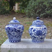 christmas blue and white porcelain ornaments trade new Chinese ceramic general study shelf tank porcelain decoration