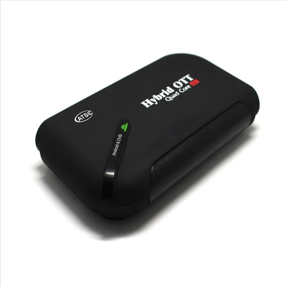 DVB-ATSC android 7,1 инфракрасный пульт дистанционного управления flash8gb ddr1gb hybrid Отт телеприставка IPTV для youtube видео