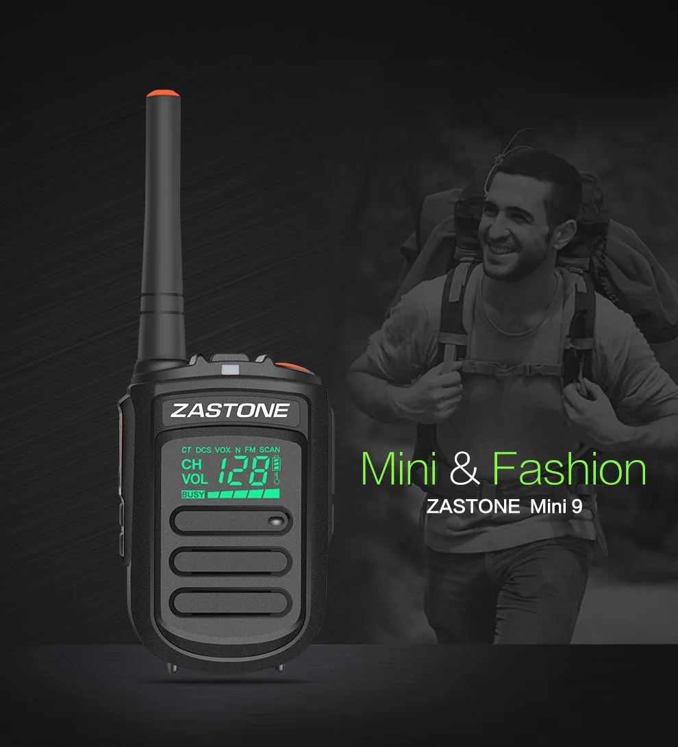10 шт.) Zastone Mini9 Walkie Talkie профессиональный портативный двухстороннее радио CB радио UHF 400-470MHz коммуникатор трансивер telsiz
