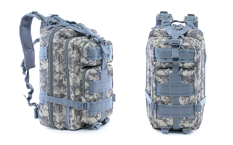 ACU CAMO Открытый 40л 3P Тактический штурмовой пакет рюкзак для мужчин рюкзак для путешествий Molle Военная Сумка Кемпинг Туризм Рюкзак - Цвет: ACU CAMO