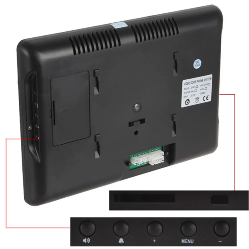 Домашняя безопасность проводной сенсорный ключ 7 &quotвидео домофон система 1 RFID