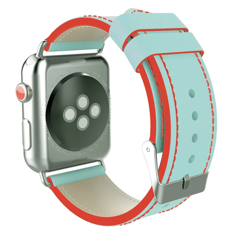 Кожаный ремешок Laforuta для Apple Watch Series 4 44 мм 40 женщин и мужчин iWatch 42 38 браслет|Ремешки