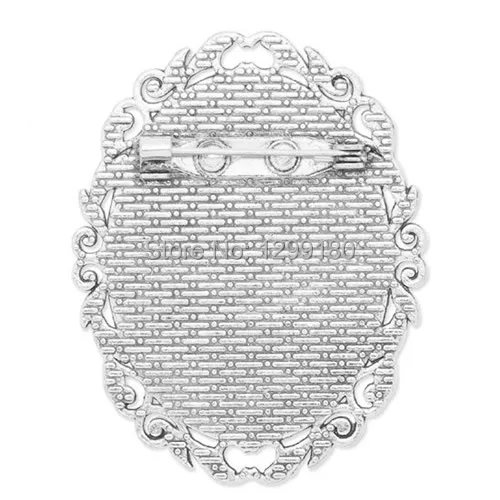 Винтажная овальная пустая основа для кабошона размером 30 х40 мм с пустой оправой