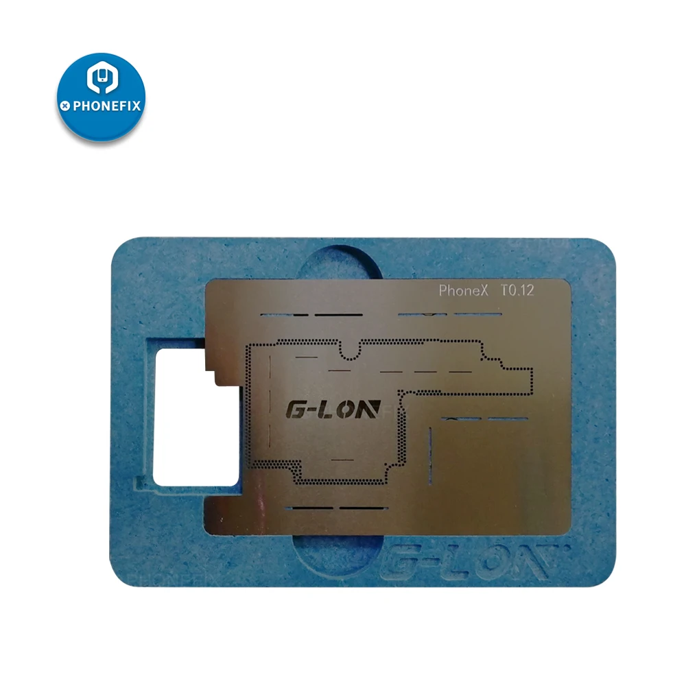 PHONEFIX G-Lon средняя доска BGA трафарет завод Оловянная платформа с паяльной пастой для iPhone X ремонт материнских плат Инструменты