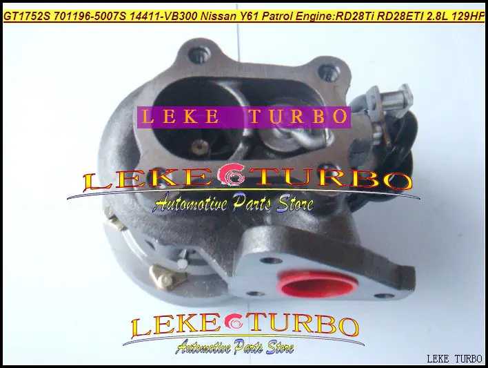 Комплект для ремонта турбо GT1752S 701196-5007S 701196 14411-VB300 14411VB300 NISSAN Y61 патруль 1997- RD28Ti RD28ETI
