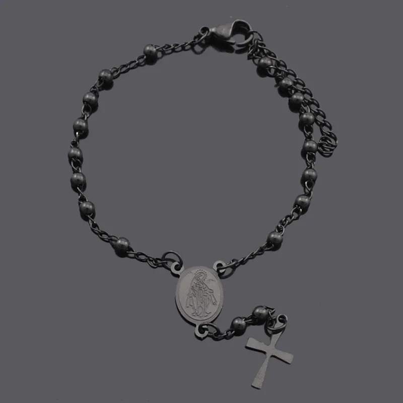 ATGO высокое качество четки браслет Женские аксессуары из нержавеющей стали