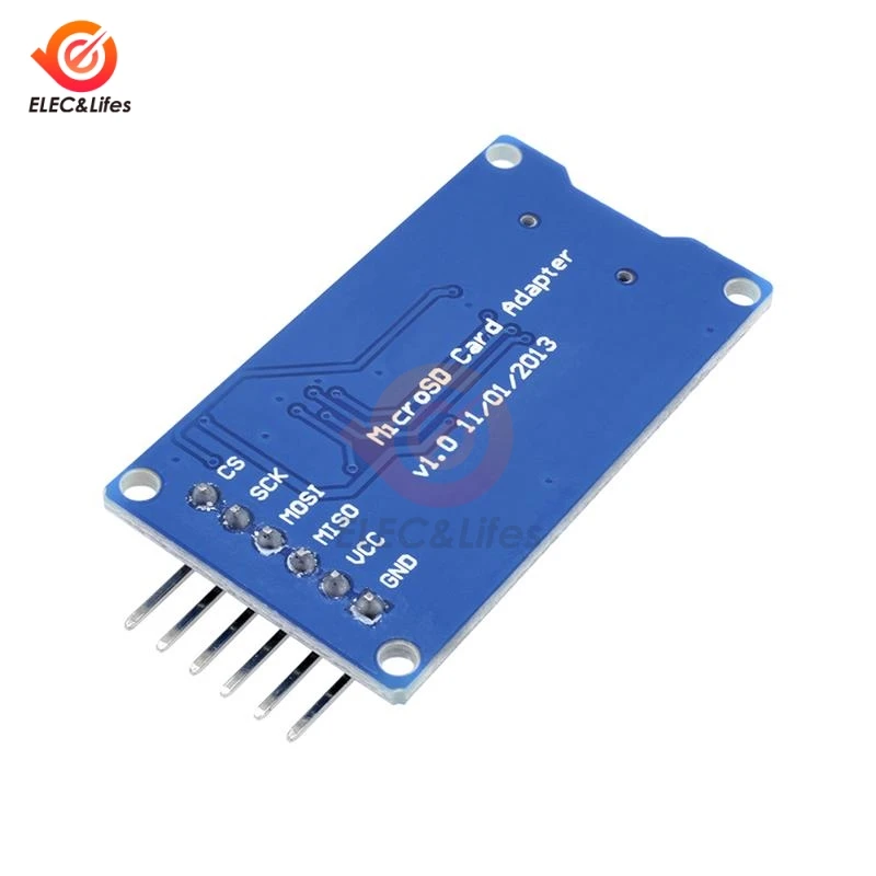 5 шт. Micro SD Плата расширения памяти TF карта защитный модуль SPI интерфейсы для Arduino |