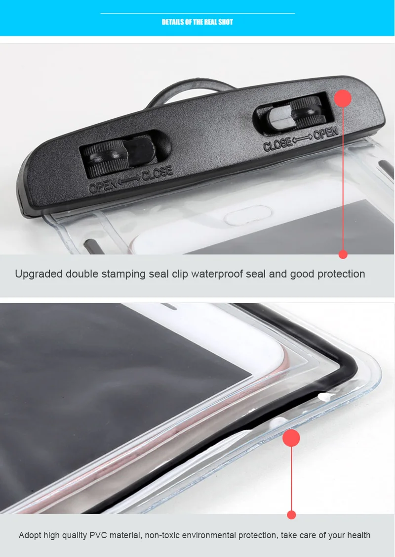 Светящаяся водостойкая подводная сумка чехол для телефона iPhone samsung huawei Xiaomi Redmi универсальный чехол для плавания все модели