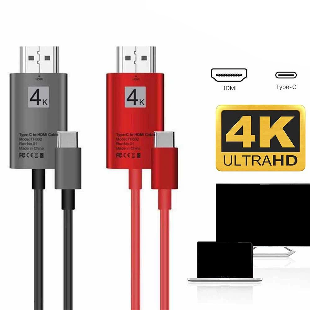 USB 3.1 Type C to HDMI CABLE 4K 2K Adapter Cable For Samsung Galaxy S8 S9 Plus Note 8 Chromebook |