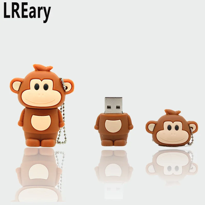 Mini Lovely monkey флеш диск usb 2 0 U disk Luffy Brook 4g 8g pendrive 16g 32g карта памяти с