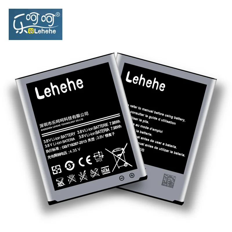 Аккумулятор LEHEHE для Samsung Galaxy S3 EB L1G6LLU 2100 мАч SIII I9300 I9305 I9308 I9082 I879 I939I запасная батарея