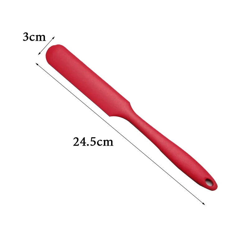 Silicone Cream Spatula Cream Brush Baking Oil Brush Nylon Handle Mixing Shovel Butter Scraper Flour Scrapers 5 Optionals