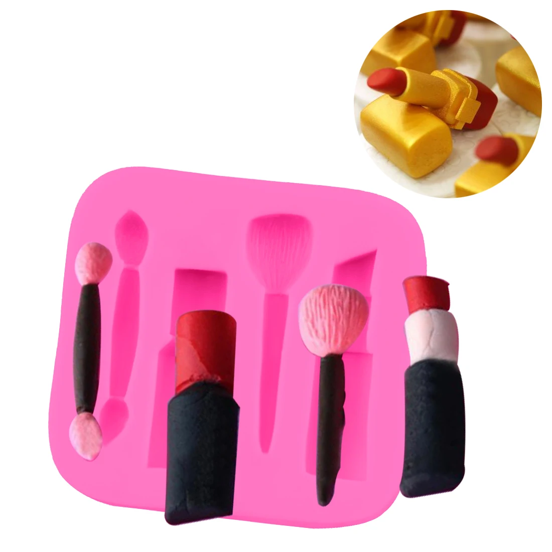 1 шт. макияж губная помада лак для ногтей кухонная формочка шоколада аксессуары