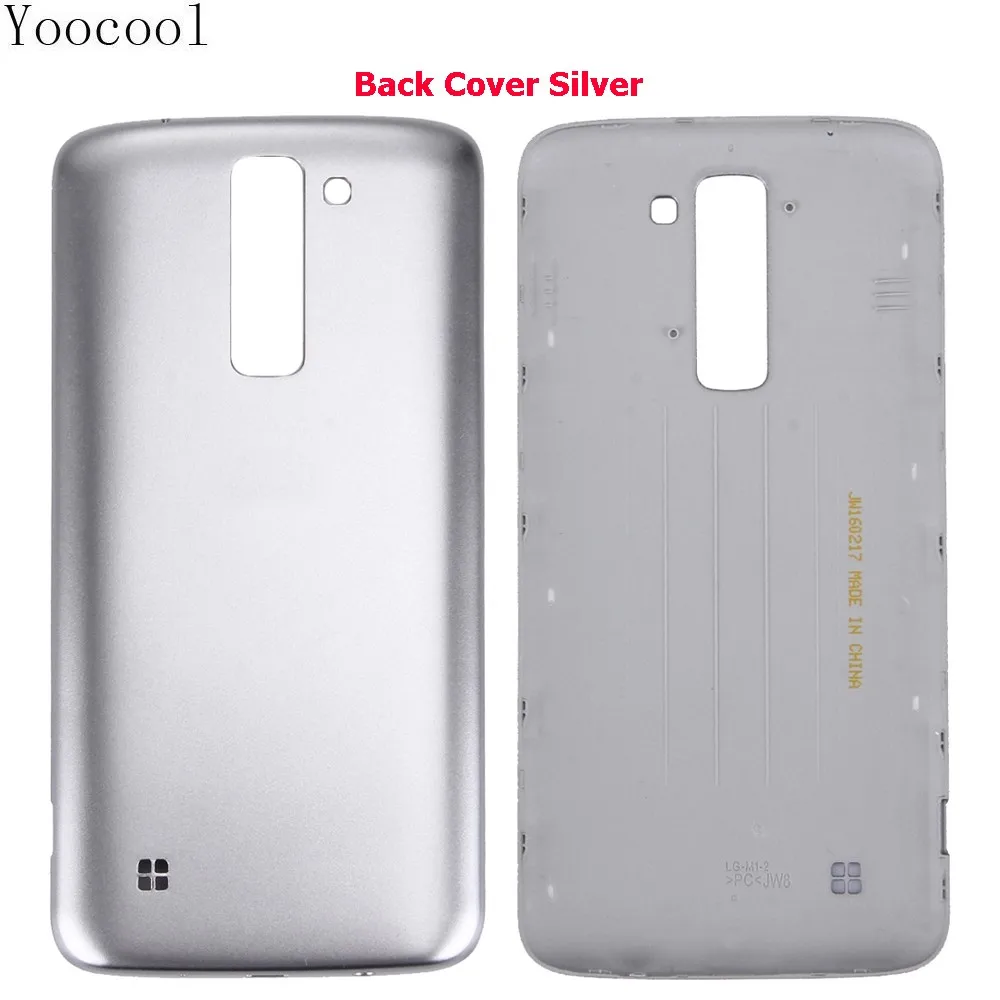 Yoocool Запчасти для LG K7 спереди и сзади Средний задняя крышка Полный Корпус Рамки
