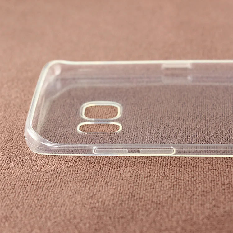 Мягкий чехол-накладка 5 дюйма для samsung Galaxy S7edge белый прозрачный Ультратонкий