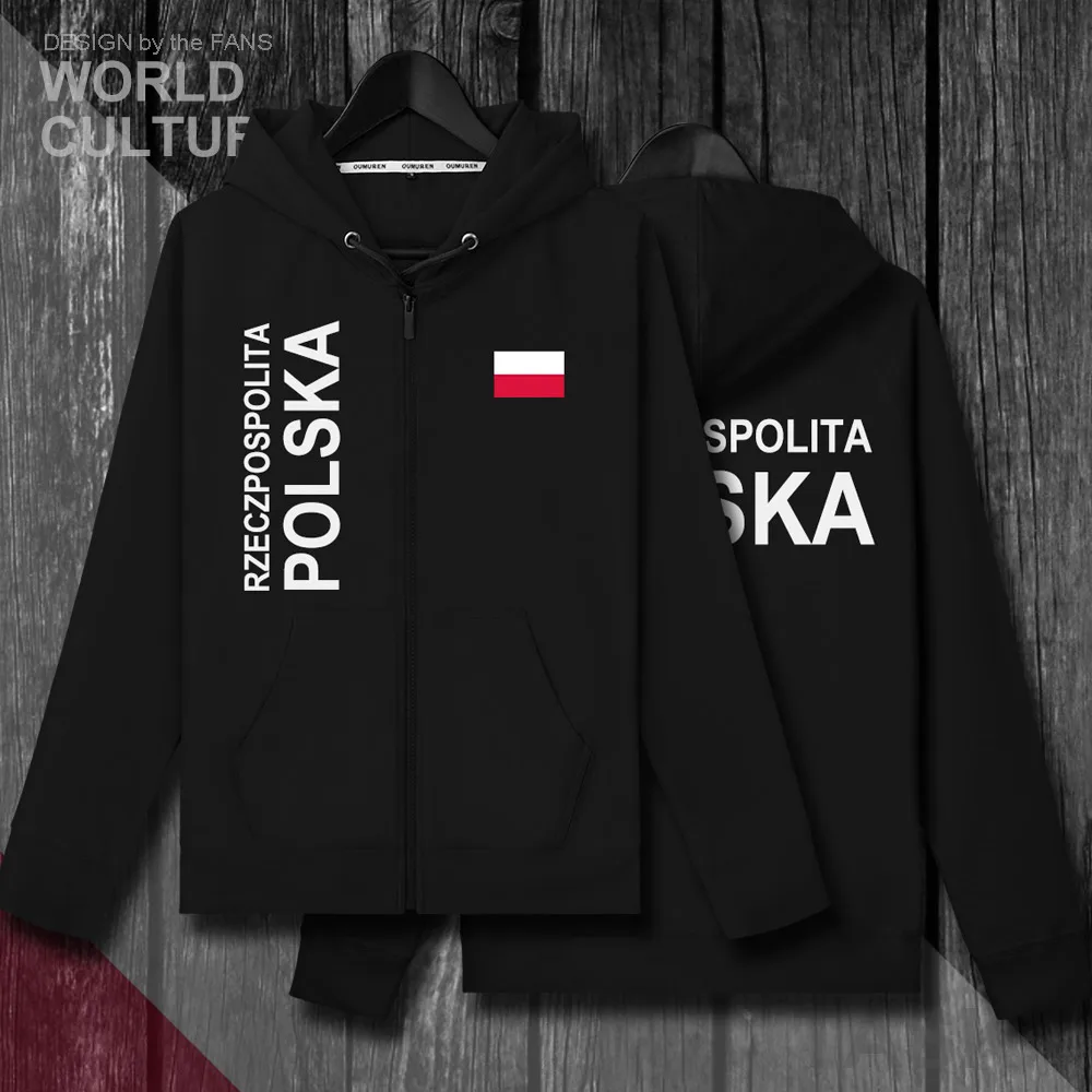 Польская польская Толстовка POLAK POLSKA POL мужские флисовые толстовки Зимние