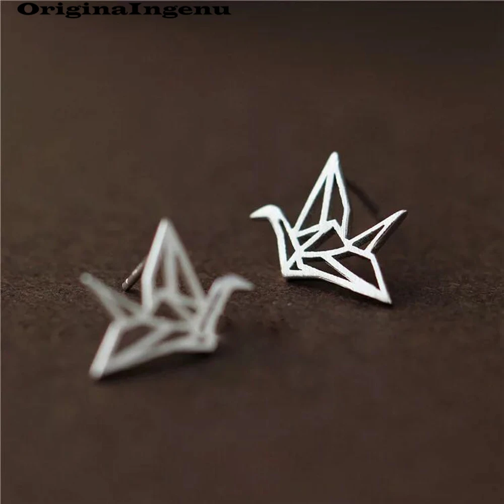 Серьги из серебра 925 ювелирные изделия с бумажным краном очаровательные