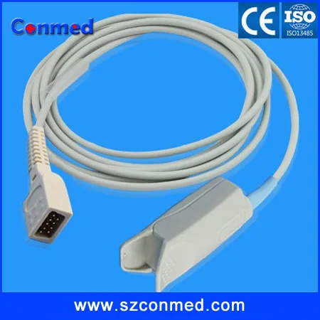 10 шт./лот совместимый Новый многоразовый Datex AS/3 CS/3 CH/S CH/2 S Φ датчик Spo2 для пальцев