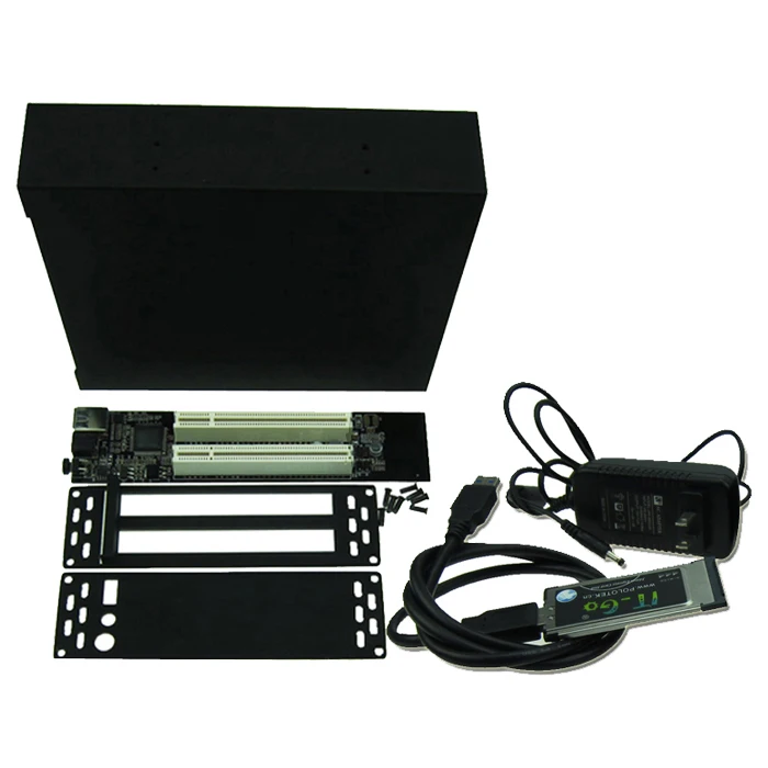 Free shipping Laptop Expresscard 34 To 2 PCI 32bit slots adapter Express card 54 connect Sound Card Network graphics | Компьютеры и