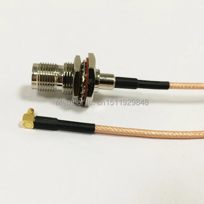 New TNC Female Jack Connector Switch MMCX Male Plug Right Angle RG316 Wholesale Fast Ship 15CM 6&quot Adapter | Обустройство дома