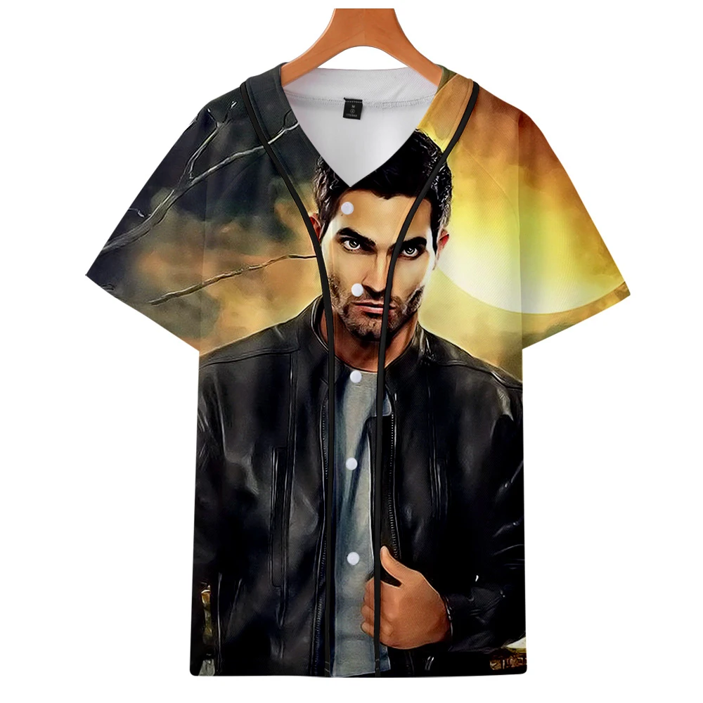 Мужская бейсбольная куртка Derek hale модная с принтом и длинным рукавом 2019|Мужские