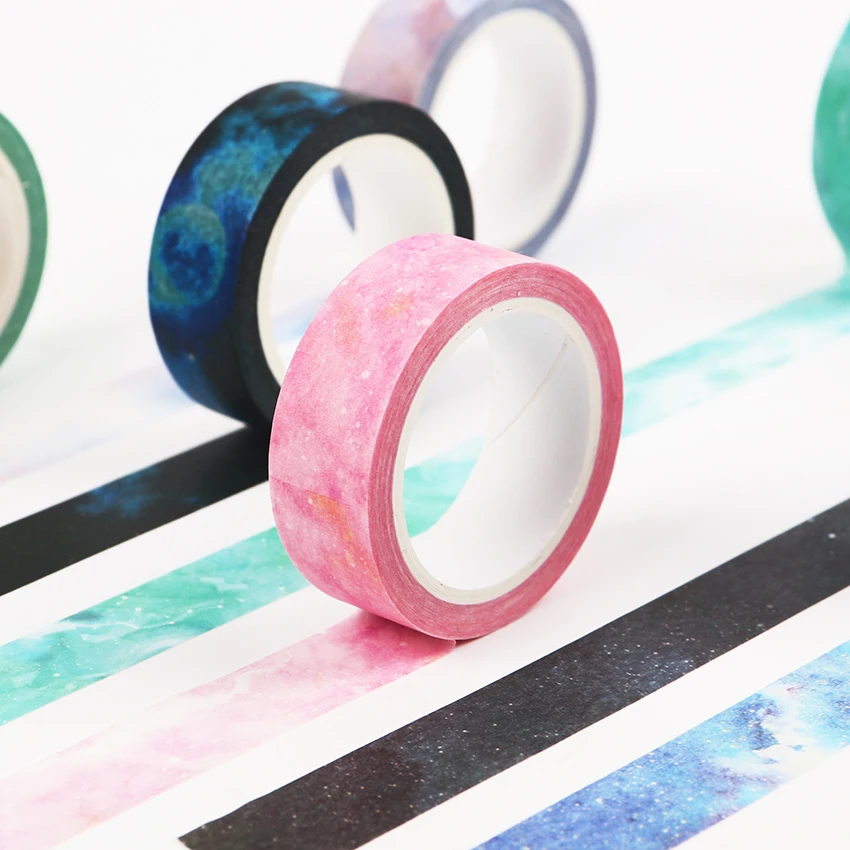 

Childhood Fantastic Dream Watercolor Decoration Paper Washi Tape DIY Diary Planner Scrapbook Masking Tape 7 Styles