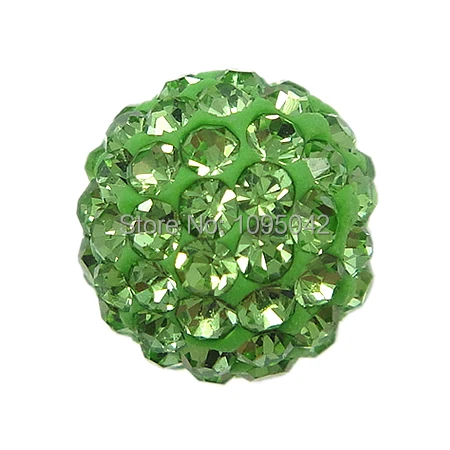 Free shipping!!!Rhinestone Resin Beads One Direction Round with rhinestone Fern Green 10x10mm Hole:Approx 2mm 10PCs/Bag | Украшения и