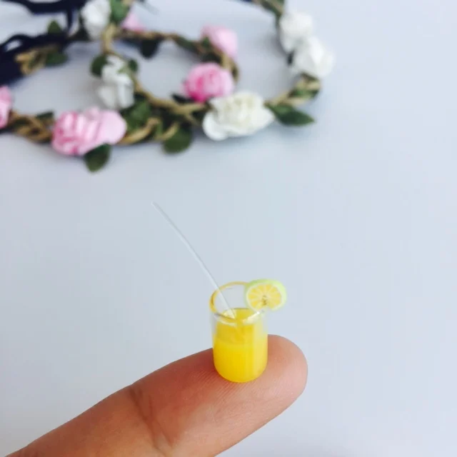2 шт./компл. мини Lemonades миниатюрная лимонная чашка для воды модели продуктов