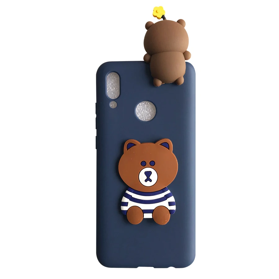 Huawei P Smart 2019 чехол huawei Honor 10 Lite 3D единорог медведь панда ТПУ Мягкий силиконовый для
