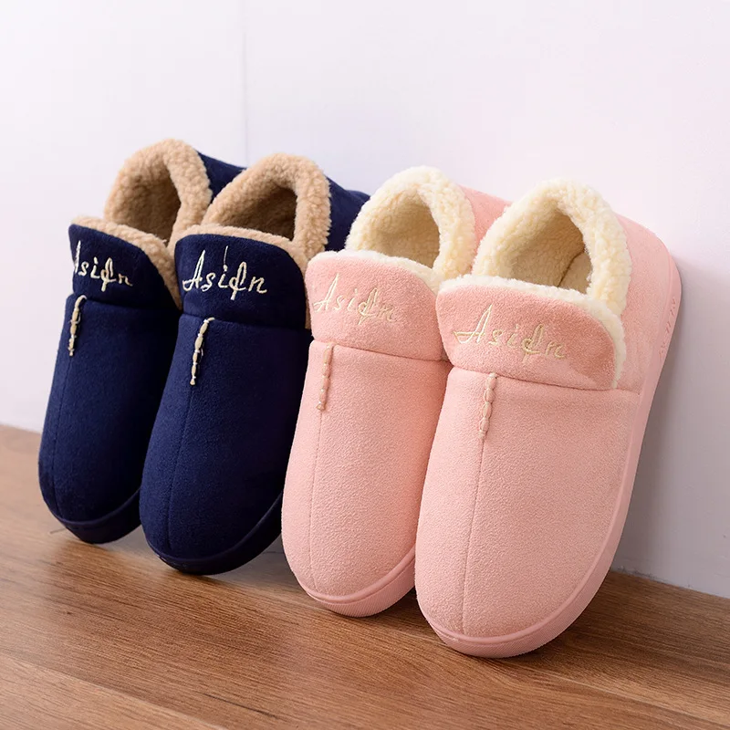 Для мужчин тапочки из толстого плюша оказалось-над любителей моды домашние