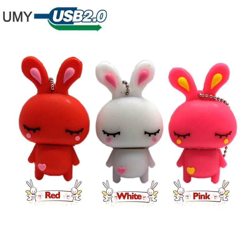 USB-накопитель с мультяшными кроликами 4 ГБ 8 16 32 64 | Компьютеры и офис