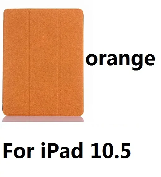 For Pro 10.5 Orange Для iPad Pro 10,5 чехол из искусственной кожи умный чехол с держателем карандаша Автоматический Режим сна для iPad 9,7 дюймов Pro 10,5 - Цвет: For Pro 10.5 Orange