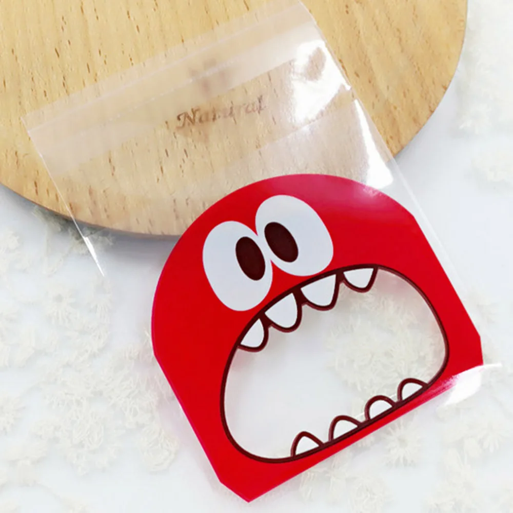 100 шт. детские сумки для бисквита|biscuit cookies|cookie biscuitcookie monster bag |