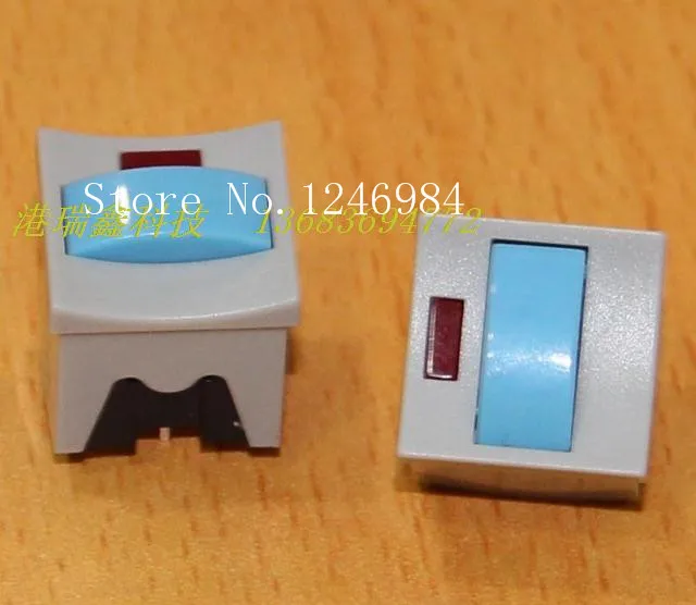 [SA]Electronic switch 14 * square illuminated reset button Taiwan ZIPPY no lock P2-2SLG-R Original--50pcs/lot | Обустройство дома