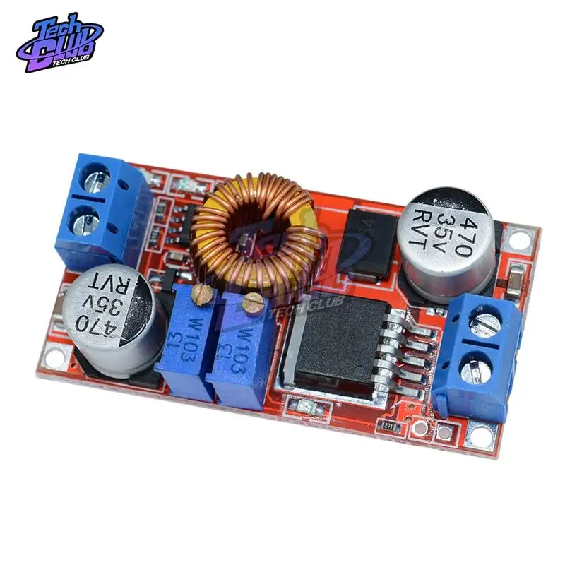 Красный XL4015 5A DC В DC CC CV литиевая батарея понижающая зарядная плата светодиодный преобразователь питания литиевое зарядное устройство понижающий модуль XL4015 E1 - Цвет: Красный