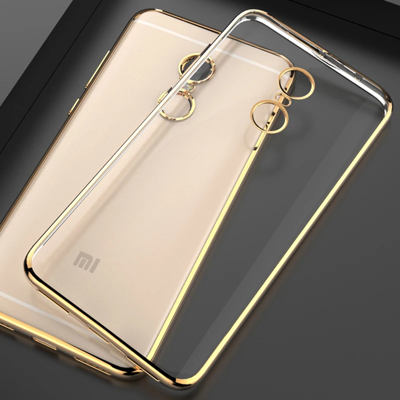 Чехол для Xiaomi Redmi 5 Plus Роскошный чехол из ТПУ с лазерным покрытием Xiomi Redmi5 мягкий