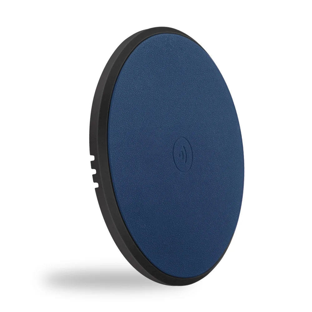 Dark blue Беспроводная Индукционная Сенсорная панель зарядного устройства Ascromy Fast Qi для samsung S10 S9 Xiaomi Mi 9 Зарядка телефона 7,5 Вт для iPhone 8 XR X XSmax - Цвет: Dark blue