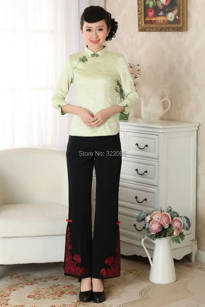 

Shanghai Story New Sale cheongsam top traditional Chinese Women's cheongsam Top Charming chinese blouse top 2 color