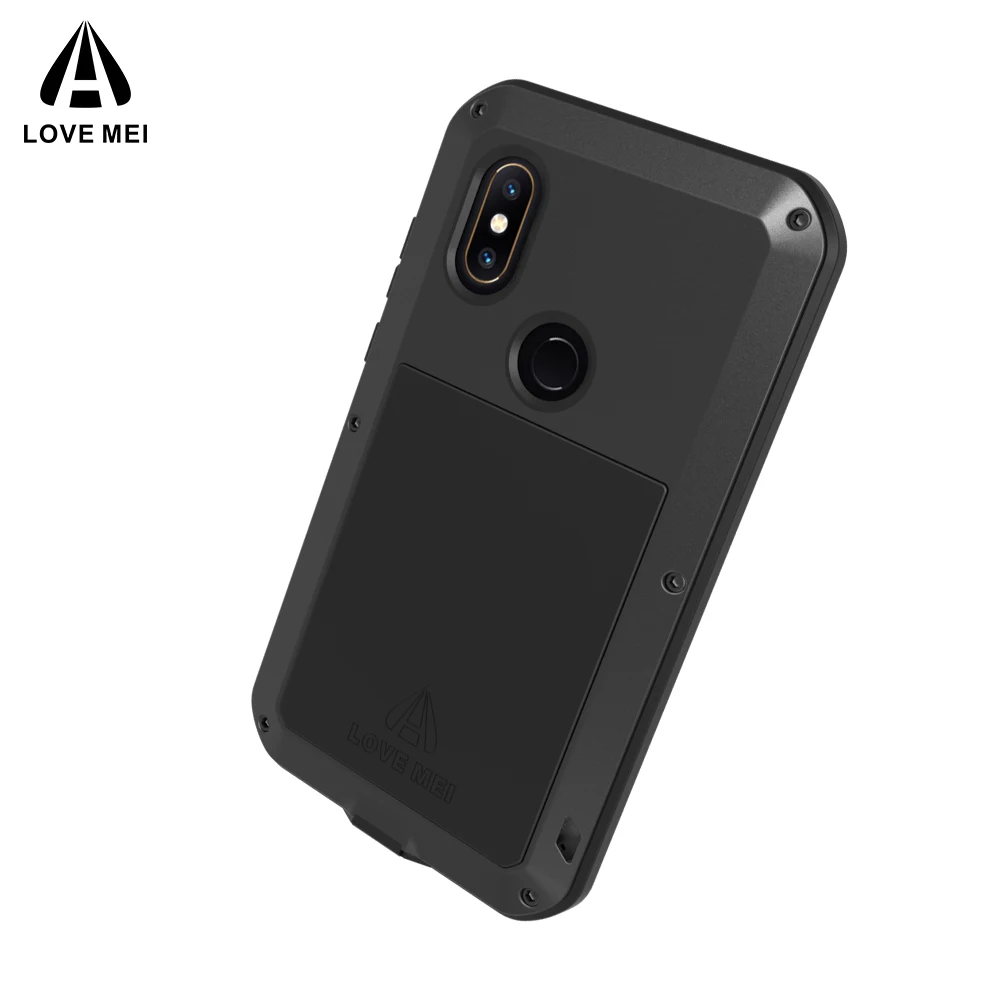 LOVE MEI Metal Aluminum Case For Xiaomi Mix2 Heavy Duty Armor Outdoor Shockproof Waterproof Powerful Max2 Mix2s | Мобильные телефоны