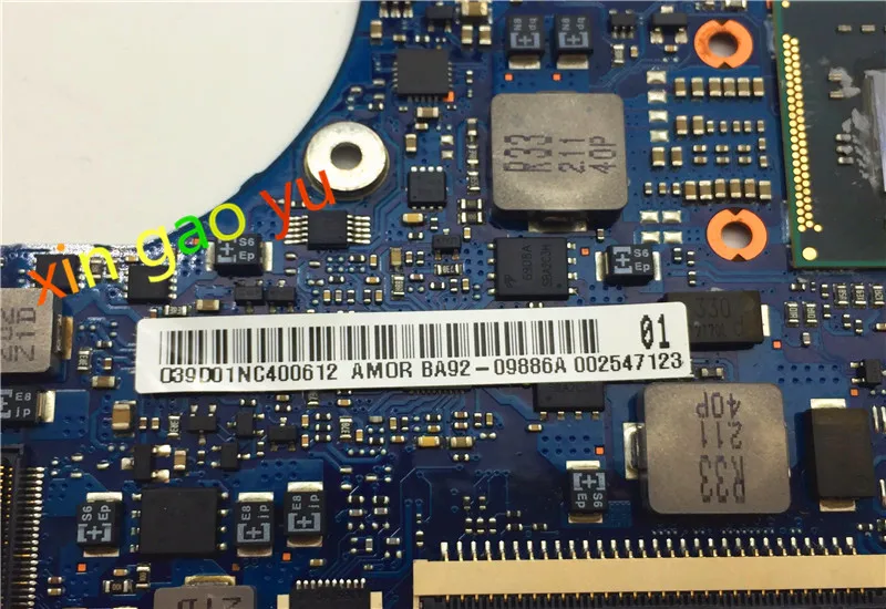 Для Samsung NP900X3B 900X3B материнская плата для ноутбука BA92-09886A AM0R3-13 W/BA41-01866A CPU и 4G RAM HD3000 |