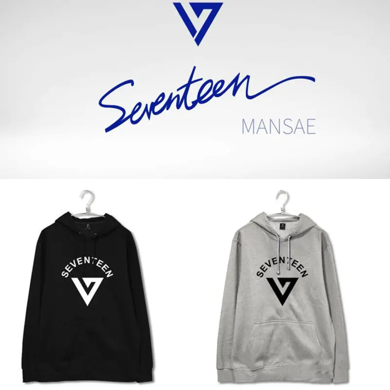 Kpop Diecisiete 17 Кепка Capucha MUY AGRADABLE Свитшот унисекс VERNON HOSHI Mujeres худи de La Manera|hoodie hoody|hoodie