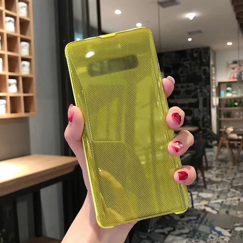 100 шт Новое поступление модный роскошный флип-кейс поколения 4 для samsung S10 Plus S10 e S9 S8 Plus чехол бесплатно DHL