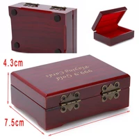 2019 new wooden box playing cards container storage case packing poker bridge box