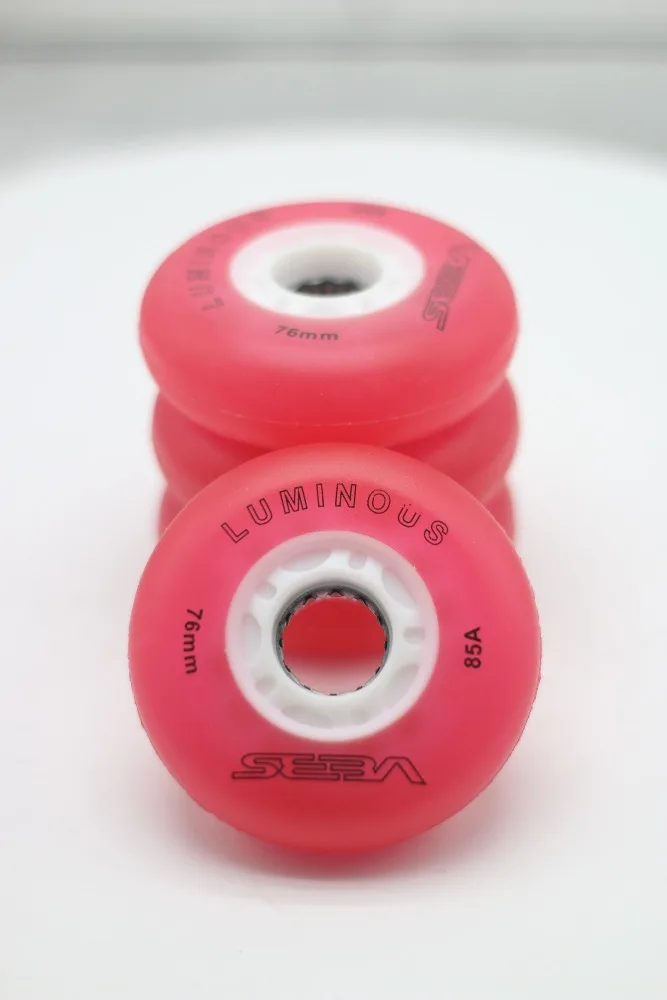 Japy Skate SEBA светящийся светодиодный вспышка Встроенный скейт колеса светодиодный раздвижные ролики 85A скольжение слалом Patines шины