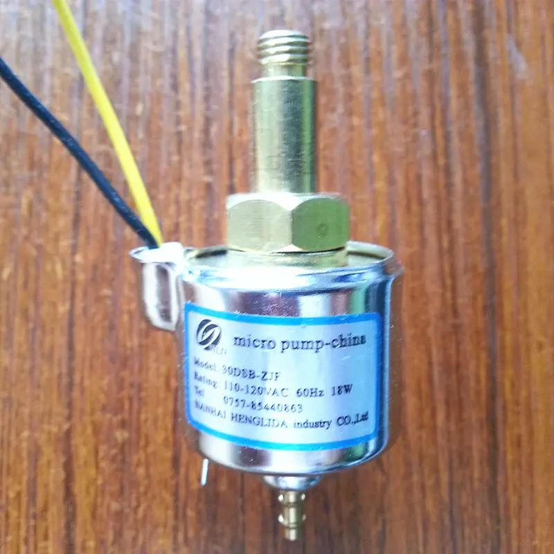 Микро-электромагнитный насос Модель 30DCB-ZJF напряжение 110-120vac-60hz-мощность 18 Вт |