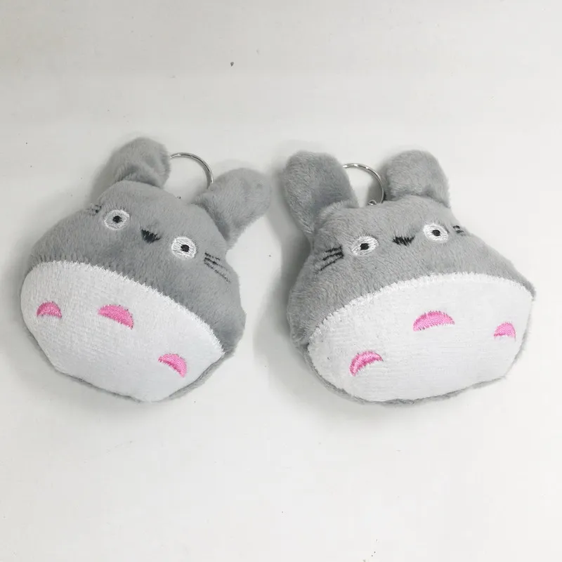 24pcs 9cm Mini my neighbor Blue totoro plush keychain toy New kawaii Japanese anime umbrella stuffed cat doll | Игрушки и хобби